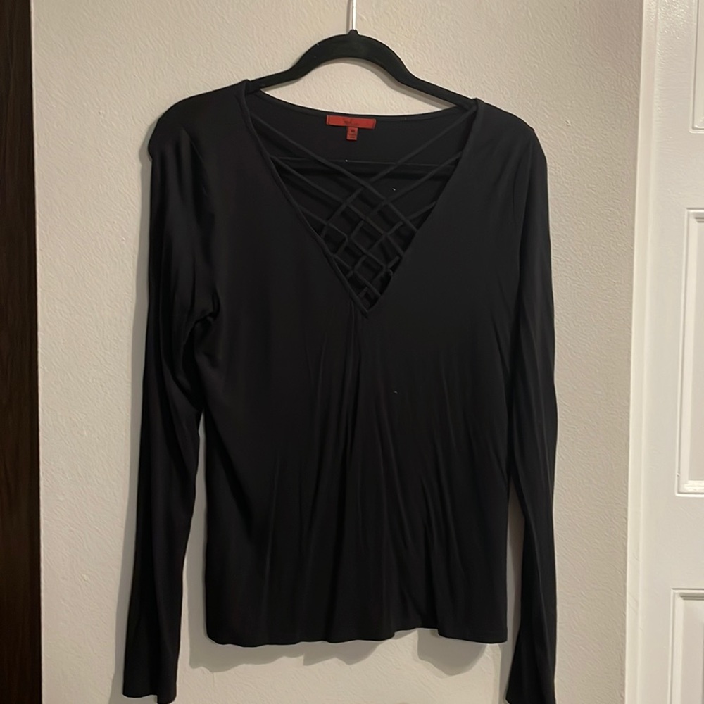Red by BKE long sleeve V-Neck